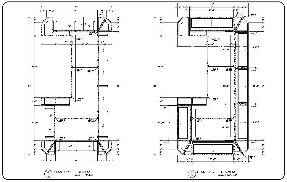 Hardline Corporation: We specialize in millwork shop drawings, cabinet shop drawings and computer aided drafting.
